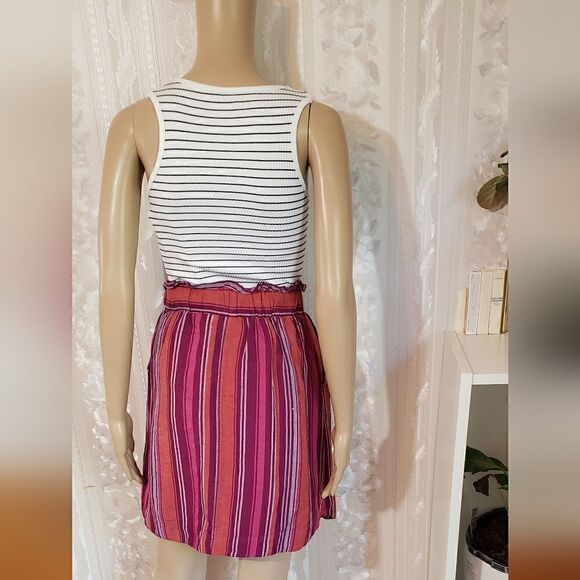 A New Day Belt Linen Skirt - Picture 3 of 7